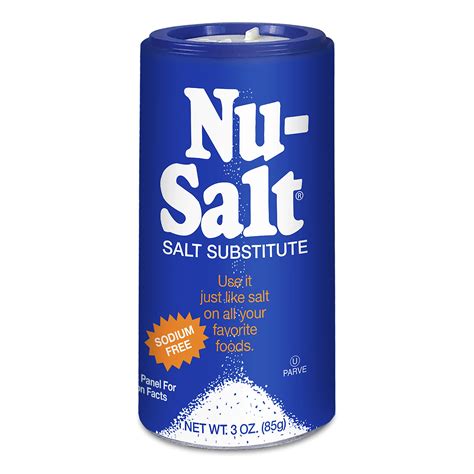 potassium chloride instead of salt.